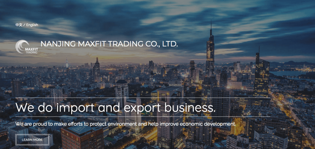 8.Nanjing Maxfit Trading Company Ltd