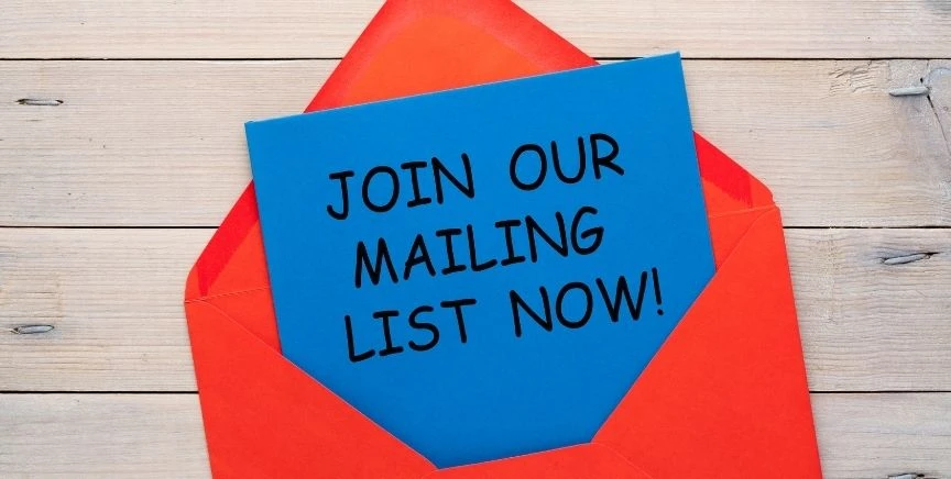 Join their mailing list.