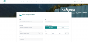 Price query - YunExpress