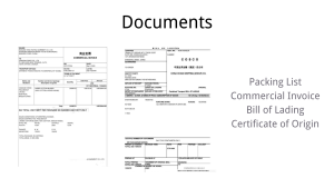 Documents Needed When Buying Chinese Furniture