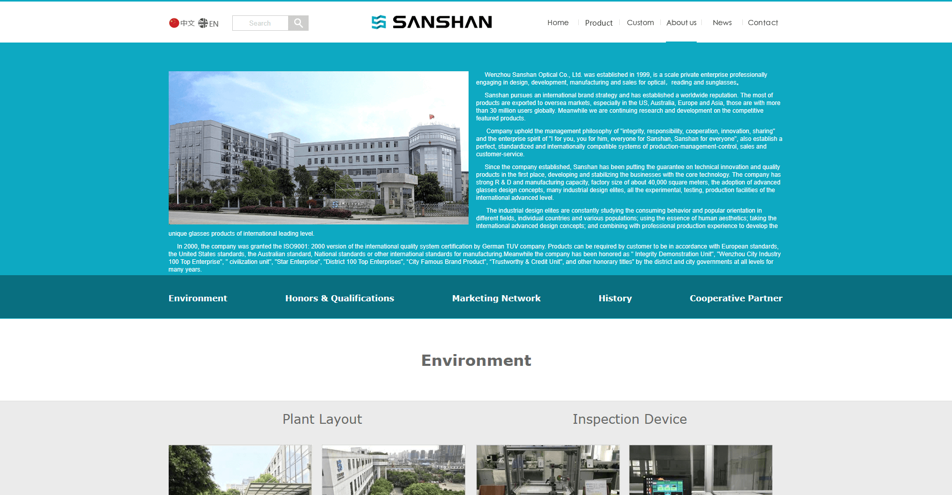 Wenzhou Sanshan Optical Co., Ltd. best sunglasses manufacturer in China