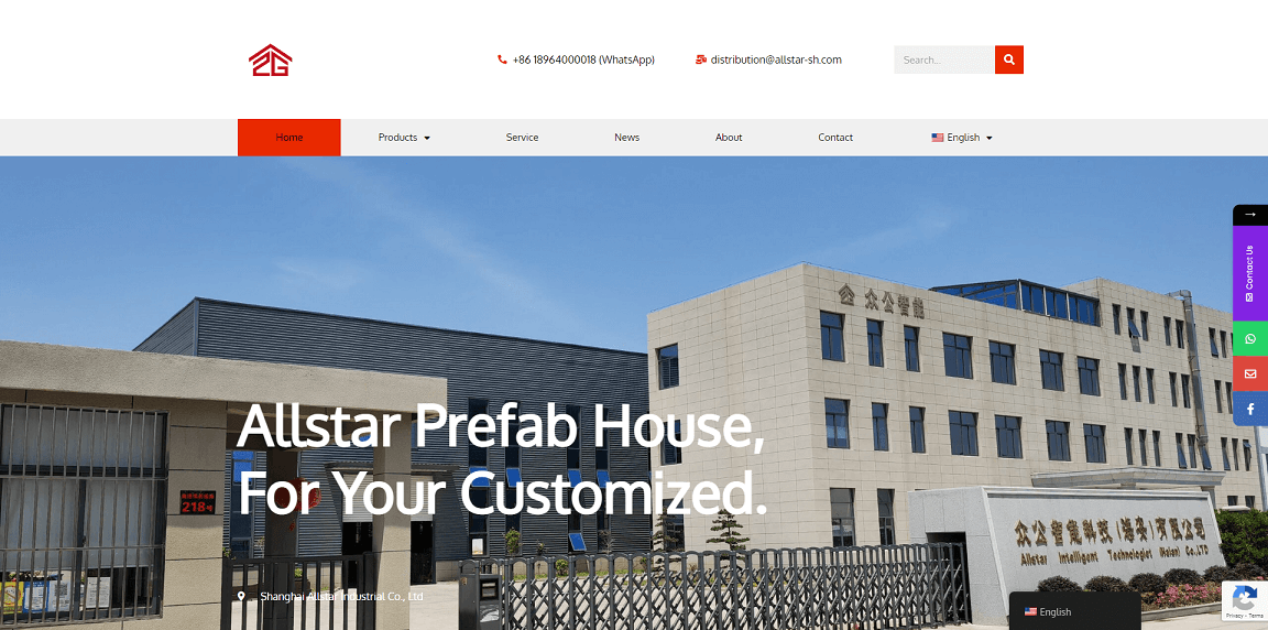 Allstar Prefab House, For Your Customized