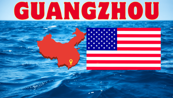 Guangzhou to USA shipping time