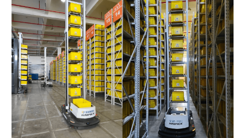 Robot sorting goods