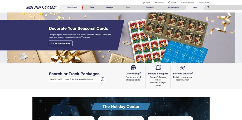 Use USPS tracking services