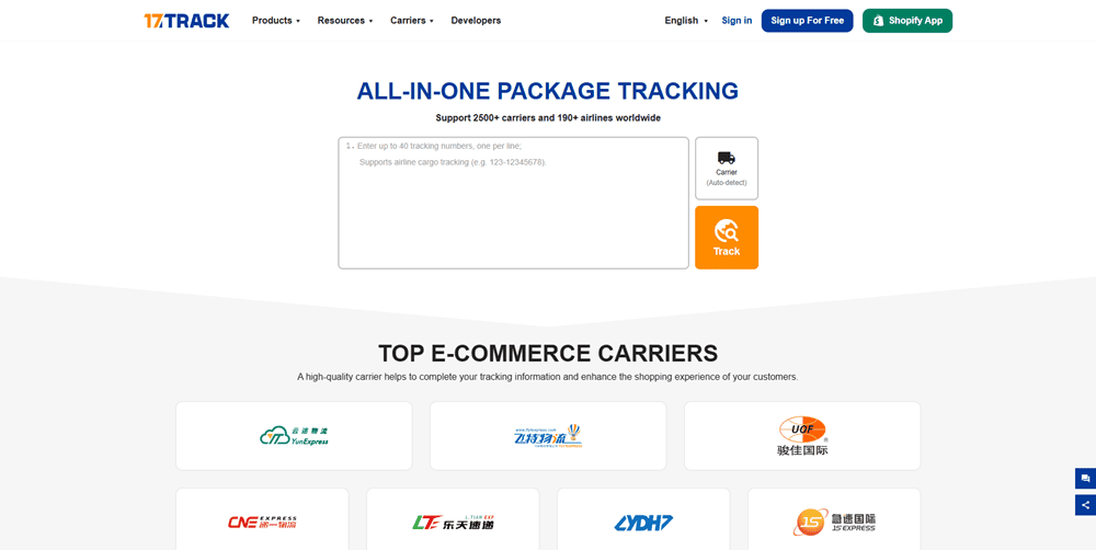 All-in-One-Global-Package-Tracking-17TRACK